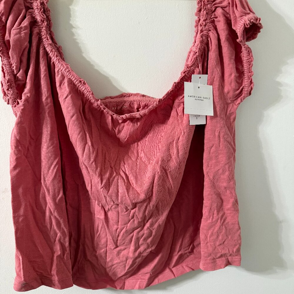 American Eagle Knit Off The Shoulder Swing Top size XL
